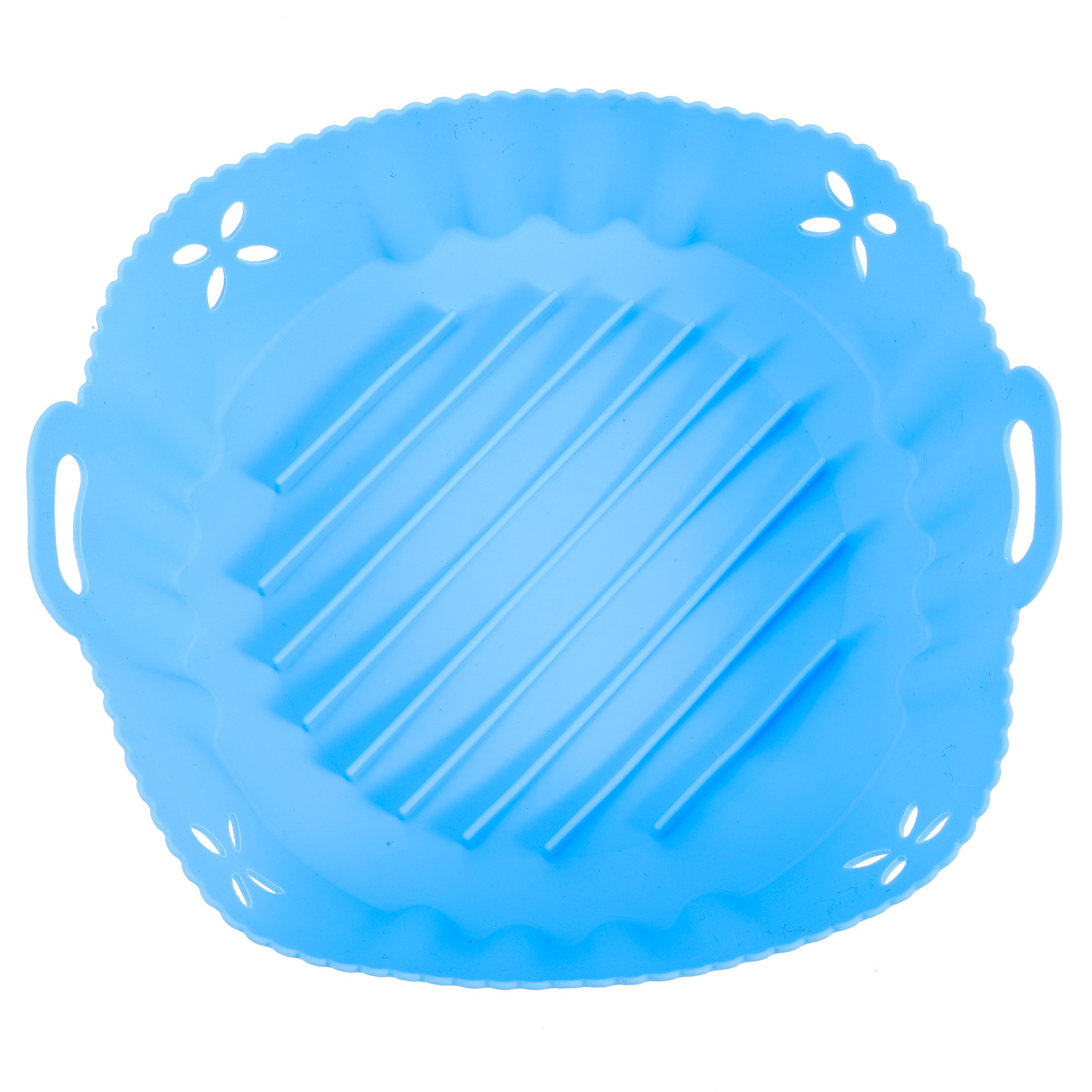 Air Fryer Silicone Pot Liner - แผ่นรองซิลิโคนสำหรับหม้อทอดไร้น้ำมัน ใช้ซ้ำได้ ไม่ติด ทนความร้อน ล้างทำความสะอาดได้ สำหรับหม้อทอดไร้น้ำมัน