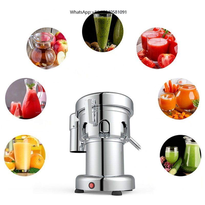 Electric Slow Juicer Cold Press - เครื่องคั้นน้ำผลไม้แบบอัตโนมัติ ระบบสกัดเย็น ใช้ไฟฟ้า สำหรับแครอทและผลไม้ตระกูลส้ม รุ่นเชิงพาณิชย์