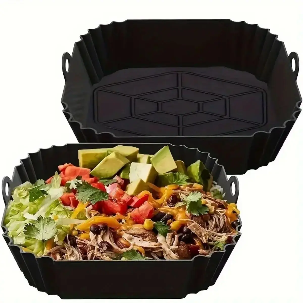 หม้อซิลิโคนสำหรับหม้อทอดไร้น้ำ - Air Fryer Silicone Pot Liner บทวิจารณ์และราคา