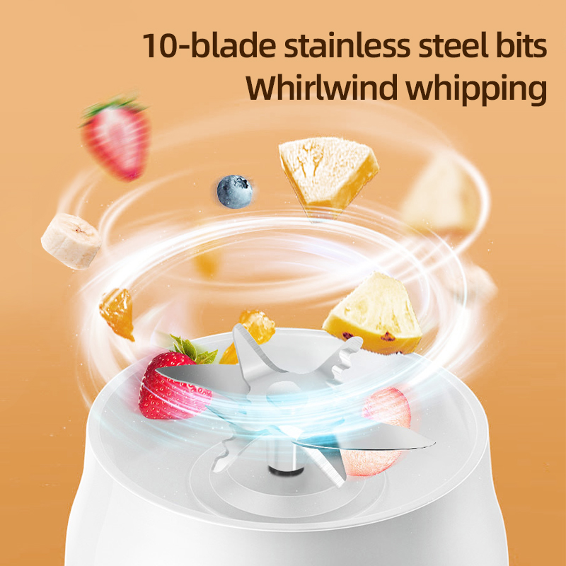 เครื่องปั่นแบบพกพา ขนาด 450 มล - Portable Blender Usb Rechargeable บทวิจารณ์และราคา