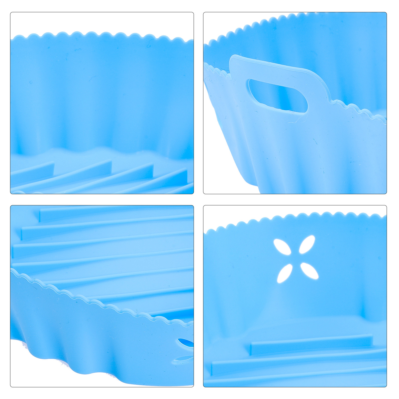 แผ่นรองซิลิโคนสำหรับหม้อทอดไร้ - Air Fryer Silicone Pot Liner บทวิจารณ์และราคา