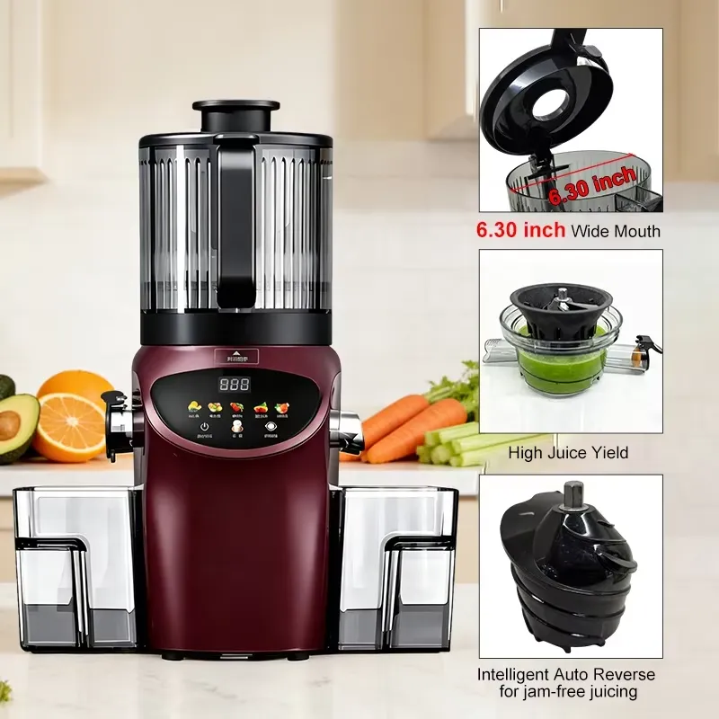เครื่องคั้นน้ำผลไม้แบบกดเย็นไฟ - Electric Slow Juicer Cold Press บทวิจารณ์และราคา