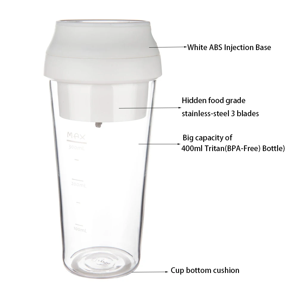 เครื่องปั่นแบบพกพาขนาดเล็ก ชาร - Portable Blender Usb Rechargeable บทวิจารณ์และราคา