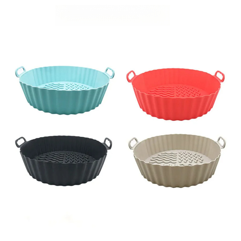 แผ่นรองซิลิโคนสำหรับหม้อทอดไร้ - Air Fryer Silicone Pot Liner บทวิจารณ์และราคา